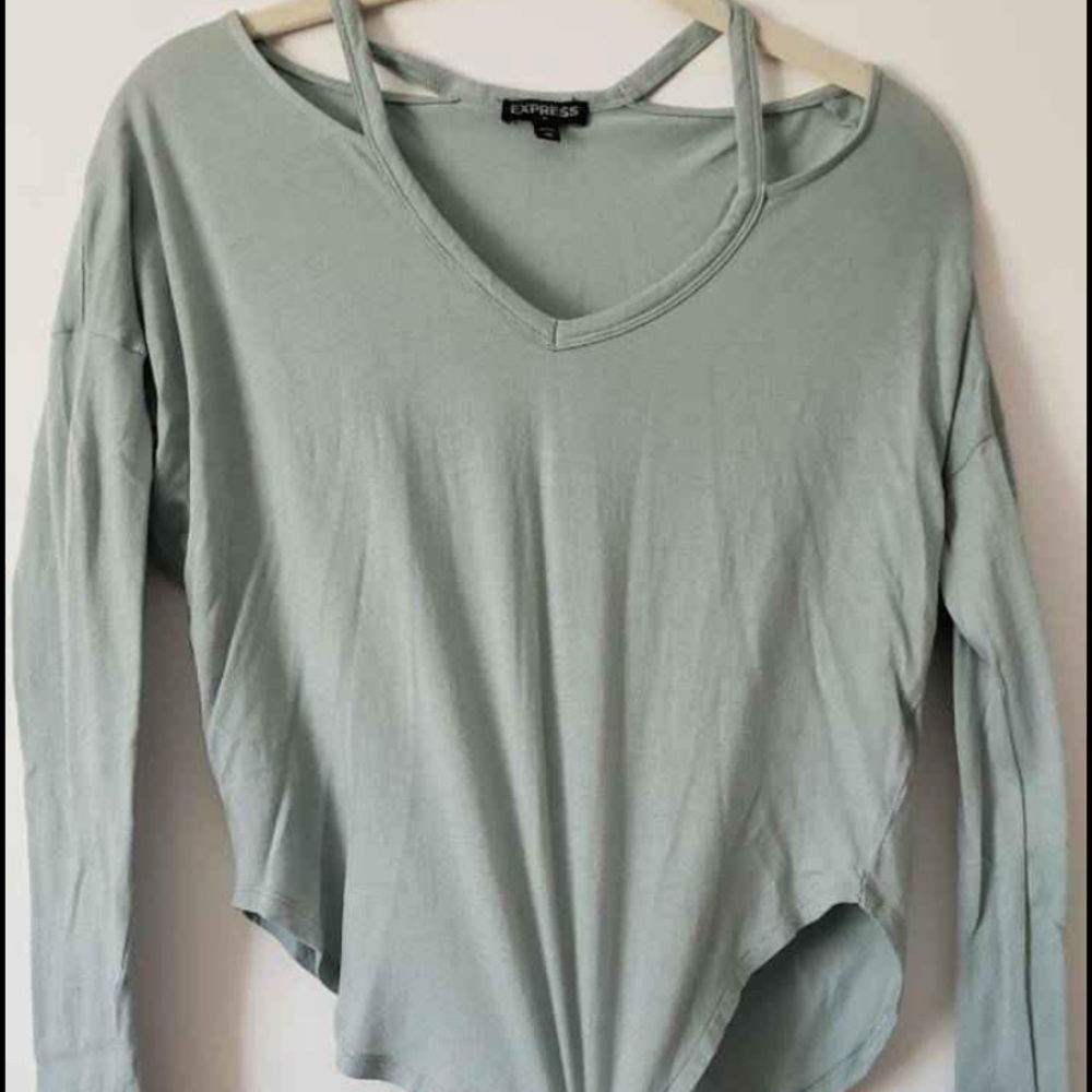 cold shoulder long sleeve